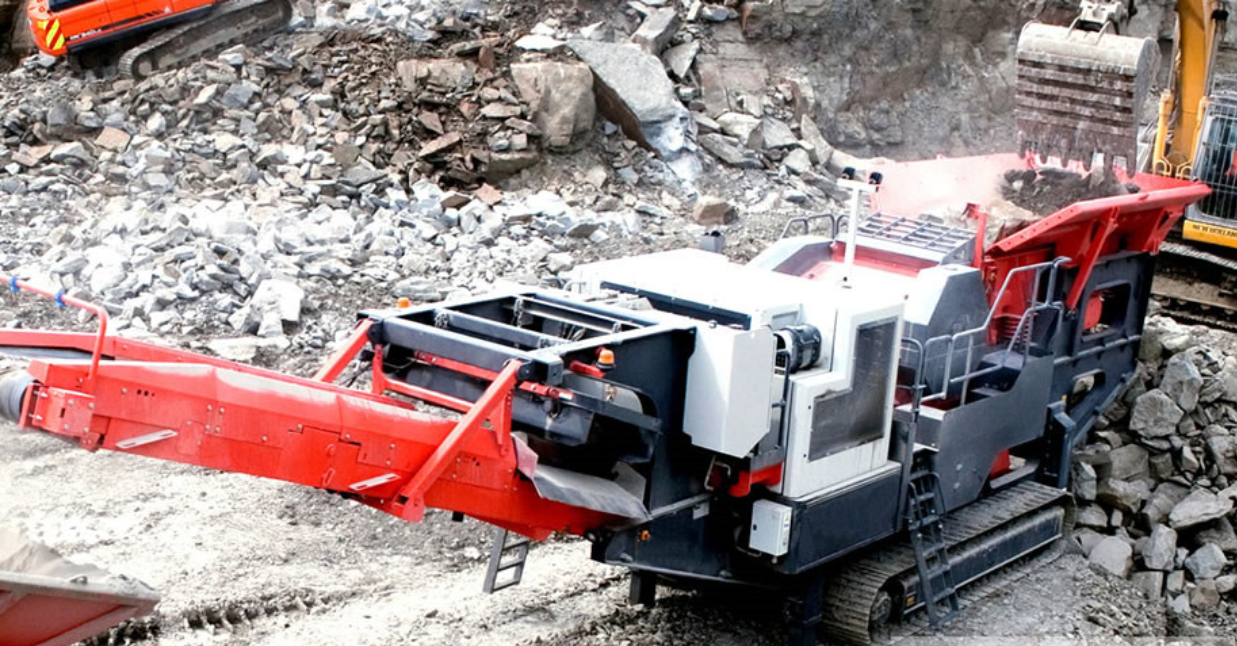 အသုံးပြုထားသော Second Hand Jaw Crusher/ Vibrating Feeder Crawler Crushing Plant