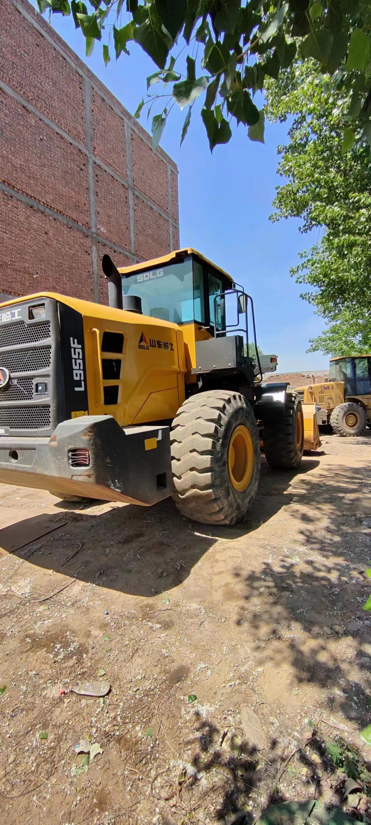  ဆောက်လုပ်ရေးအတွက်အသုံးပြုသော Second-Hand L955F Wheel Loader