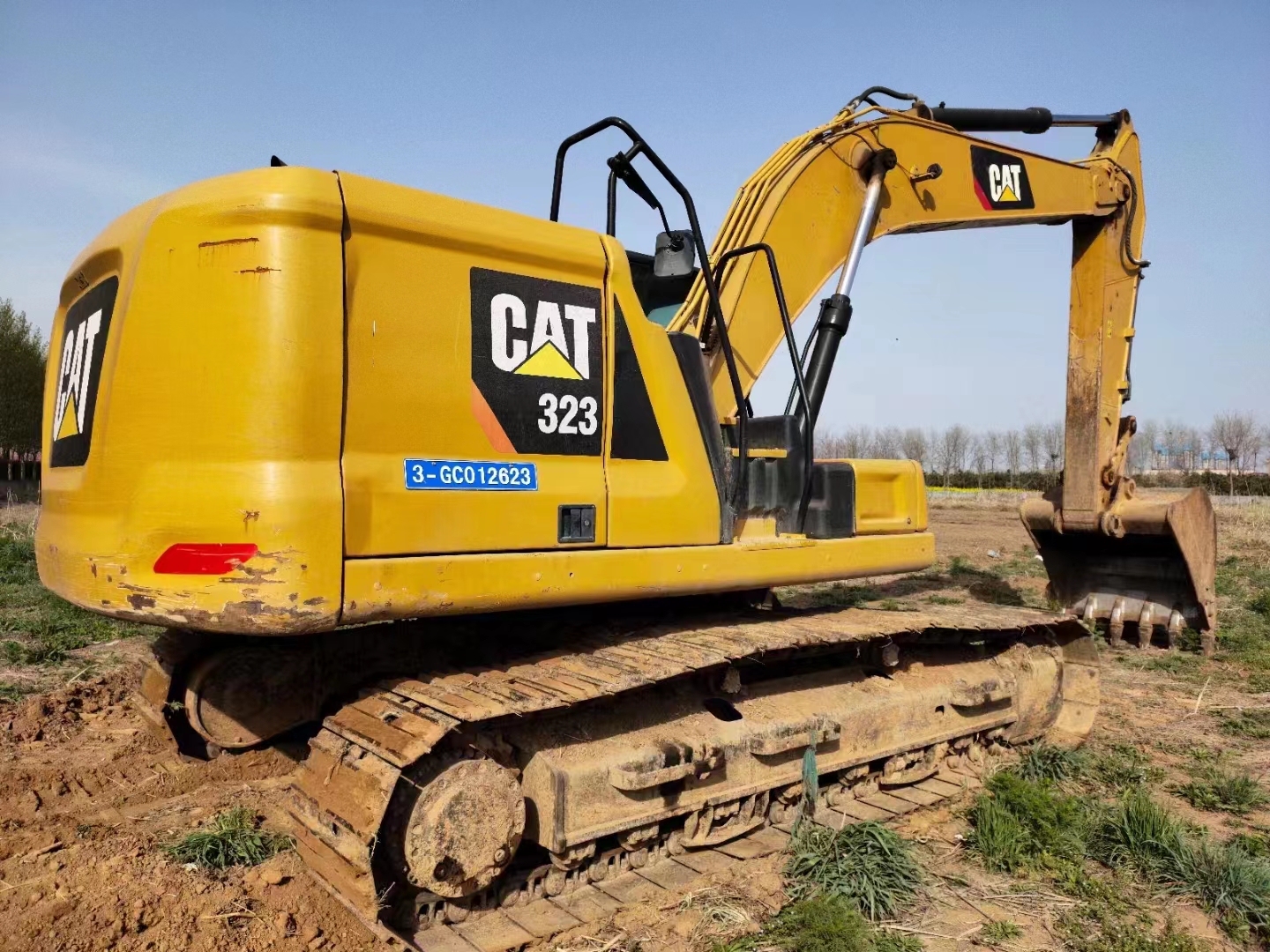 အသုံးပြုထားသော Second-Hand CAT320 323 Crawler Excavator 